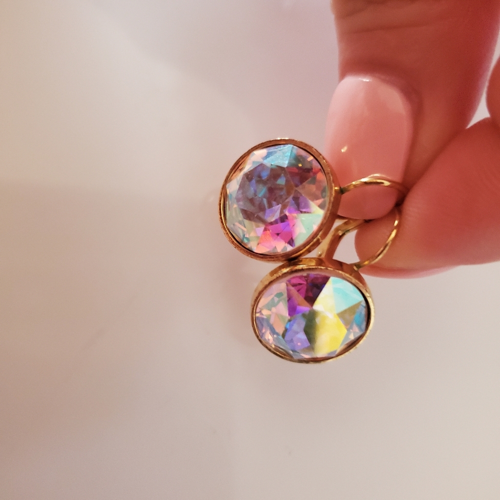 Swarovski Aurora Borealis Bella earrings